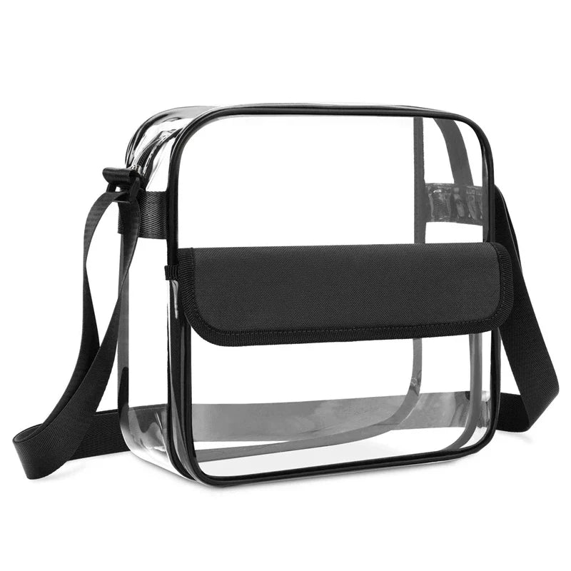 Bolsa De Ombro Praia Transparente Impermeável Para Mulheres Moda Versátil