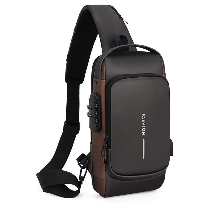 Bolsa Transversal De Ombro Impermeável e Multifuncional
