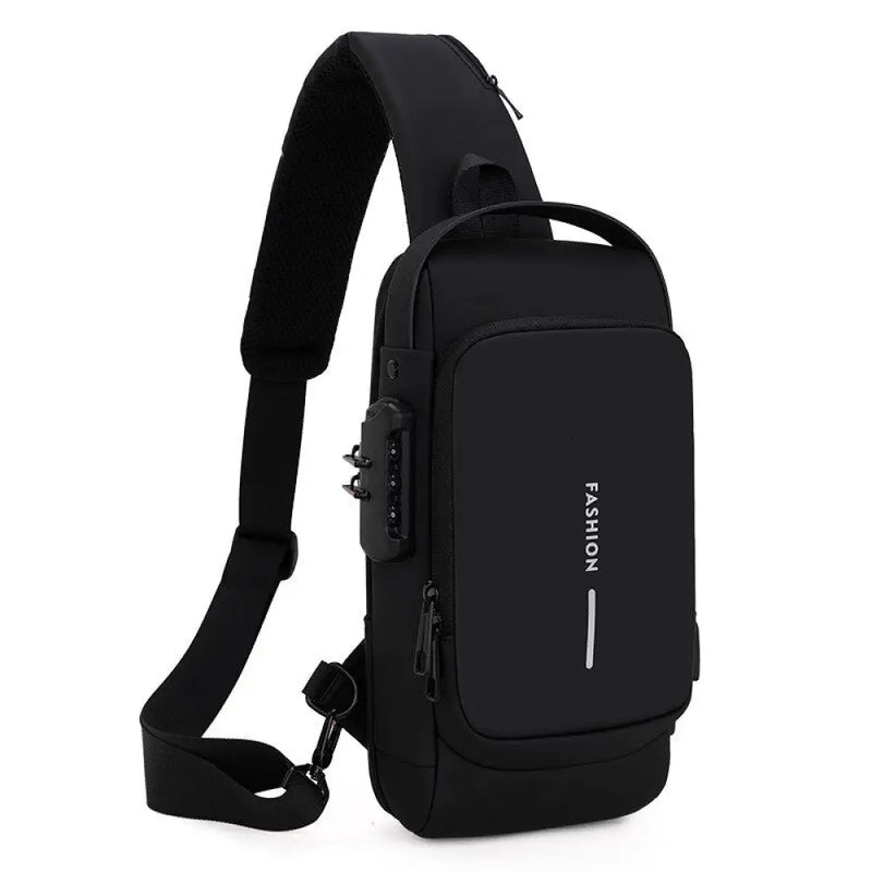 Bolsa Transversal De Ombro Impermeável e Multifuncional