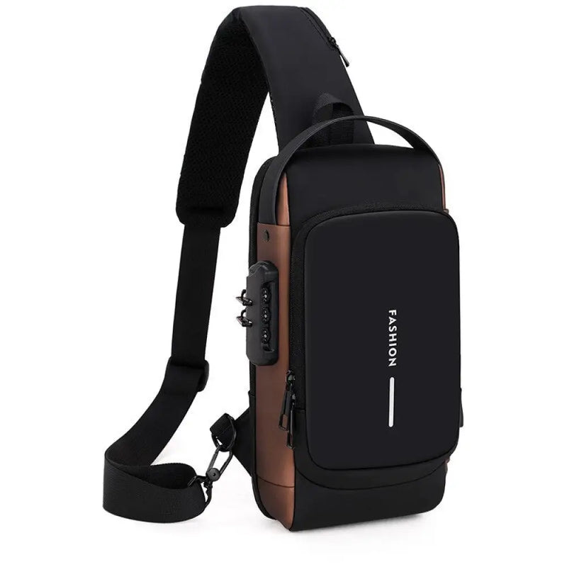 Bolsa Transversal De Ombro Impermeável e Multifuncional