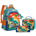 Kit Escolar 3 Peças com Estampas Animadas: Mochila, Lancheira e Estojo