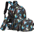 Kit Escolar 3 Peças com Estampas Animadas: Mochila, Lancheira e Estojo