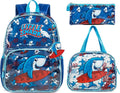 Kit Escolar com 3 Peças: Mochila, Lancheira e Estojo